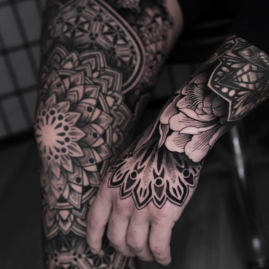 Raúl Wesche tattoo work